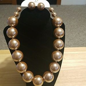 Necklace and earrings